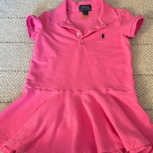 Polo by Ralph Lauren Bright Pink Kids Polo Dress size 3T